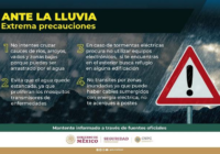 Alerta roja en el sureste: Lluvias torrenciales amenazan con inundaciones y deslaves en cuatro estados