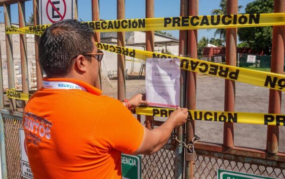 Clausuran “Veracruzana de Gas” en La Antigua