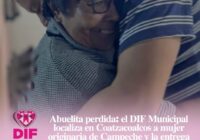 𝐀𝐛𝐮𝐞𝐥𝐢𝐭𝐚 𝐩𝐞𝐫𝐝𝐢𝐝𝐚: 𝐞𝐥 𝐃𝐈𝐅 𝐌𝐮𝐧𝐢𝐜𝐢𝐩𝐚𝐥 𝐥𝐨𝐜𝐚𝐥𝐢𝐳𝐚 𝐞𝐧 𝐂𝐨𝐚𝐭𝐳𝐚𝐜𝐨𝐚𝐥𝐜𝐨𝐬 𝐚 𝐦𝐮𝐣𝐞𝐫 𝐨𝐫𝐢𝐠𝐢𝐧𝐚𝐫𝐢𝐚 𝐝𝐞 𝐂𝐚𝐦𝐩𝐞𝐜𝐡𝐞 𝐲 𝐥𝐚 𝐞𝐧𝐭𝐫𝐞𝐠𝐚 𝐚 𝐬𝐮 𝐧𝐢𝐞𝐭𝐨