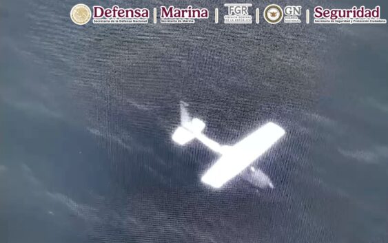 Interceptan aeronave con 534 paquetes de cocaína en costas de Oaxaca