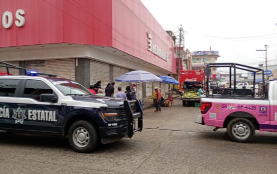 Balacera en el centro de Acayucan deja una mujer fallecida y un hombre herido