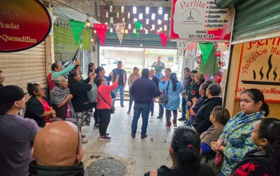 Gobierno de Minatitlán fortalece lazos con Mercado 5 de Febrero