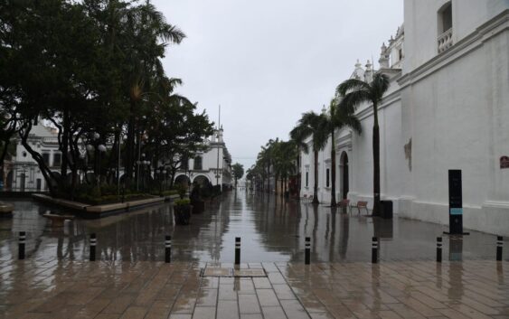 Deja Frente Frío 32, lluvias y frío en la ciudad de Veracruz
