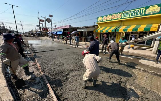 Renuevan infraestructura carretera estratégica en Coatzacoalcos