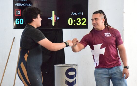 Destacan pesistas del municipio de Veracruz en el Selectivo Estatal 2026