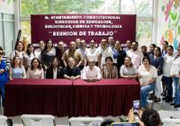 Presidente Municipal participa en reunión con directivos de planteles de nivel básico