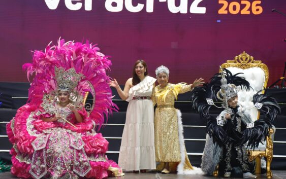 Brillan Maryelli I y Gael I: Soberanos Infantiles del Carnaval de Veracruz 2026