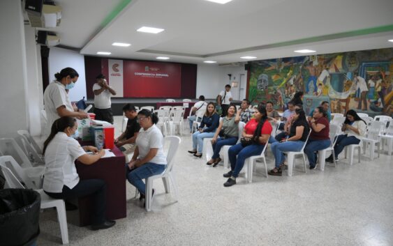 Arranca Jornada de Vacunación contra el Sarampión en el Gobierno de Coatzacoalcos