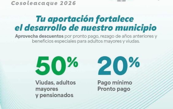 Cosoleacaque invita a aprovechar descuentos vigentes
