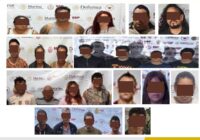 Fiscalía General del Estado detiene a 24 personas durante cateos realizados en diversos municipios