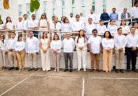 Izamiento de Bandera desde el Palacio Municipal