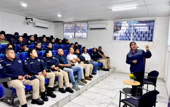 Refuerza Gobierno de Coatzacoalcos capacitación policial para erradicar violencia contra las mujeres