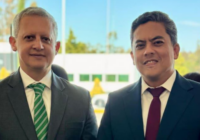 Salomón García, alcalde de Acayucan, dialogo con el Secretario de seguridad Publica