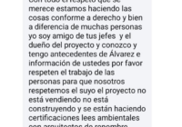 Empresario amenaza a periodista Sheila Arias en Mazatlán.
