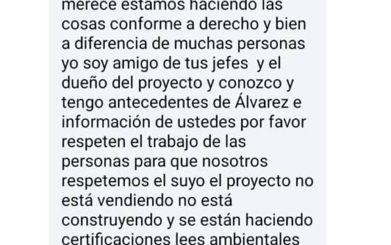 Empresario amenaza a periodista Sheila Arias en Mazatlán.