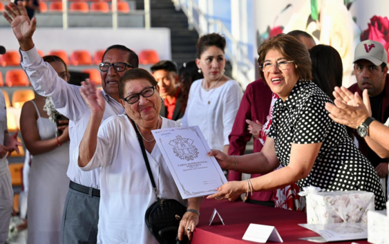 Casa Rosa María a mil 49 parejas en Bodas Colectivas 2026 del municipio de Veracruz