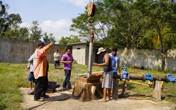 Cirilo Vázquez Parissi invierte en infraestructura para mejorar el servicio de agua potable en Cosoleacaque