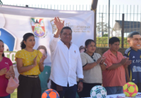 Bimbo y el gobierno de Sayula de Alemán inauguraron el “Torneo infantil futbolito”