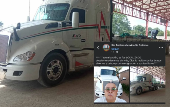 Hallan sin vida a operador de trailer reportado como desaparecido en Sayula