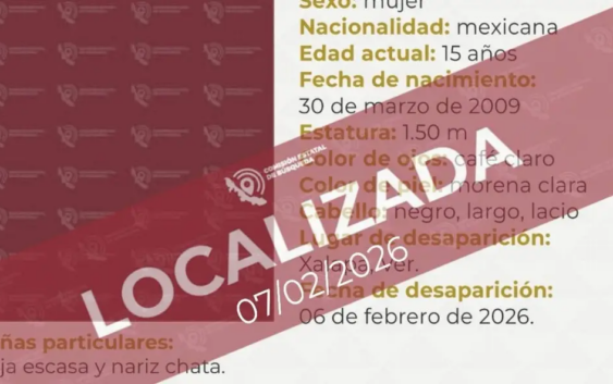 Localizan a 2 de las 4 menores reportadas como desaparecidas en Xalapa, Veracruz
