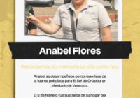 Articulo 19 recuerda a la periodista veracruzana Anabel Flores y exige justicia