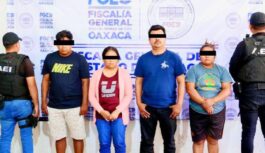 FFG de Oaxaca aprehendieron a presidente municipal, síndica, y dos policías de Ipalapa