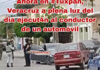 Ahora en Tuxpan, Veracruz a plena luz del día ejecut4n al conductor de un automóvil