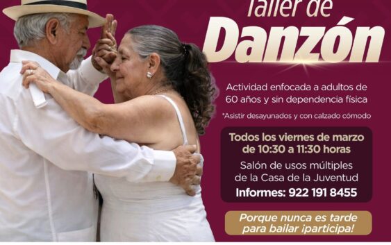 Ven y participa en el Taller de Danzón
