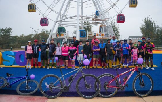 Cosoleacaque se suma al 8M con una rodada llena de energía y unidad