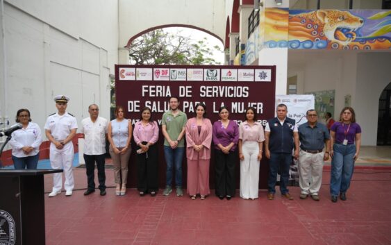 Realiza Gobierno de Coatzacoalcos Feria de Servicios de Salud para la Mujer en el marco del 8M