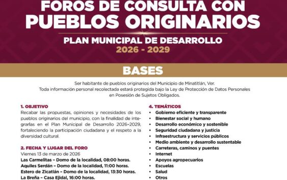 📢 ¡Tu voz construye el futuro de Minatitlán!