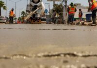 Continúan los trabajos de rehabilitación vial en Minatitlán.