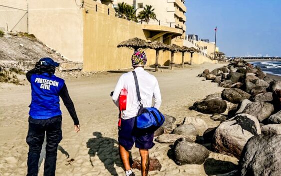 Gobierno de Boca del Río activa fuerza de tarea para limpiar playas tras llegada de petróleo