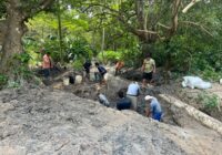 Avanzan trabajos de reparación en la línea general de agua potable en Cosoleacaque