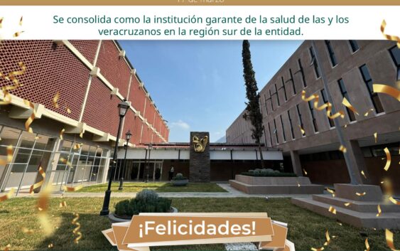 Cumple IMSS Veracruz Sur 79 años de servicio a su población