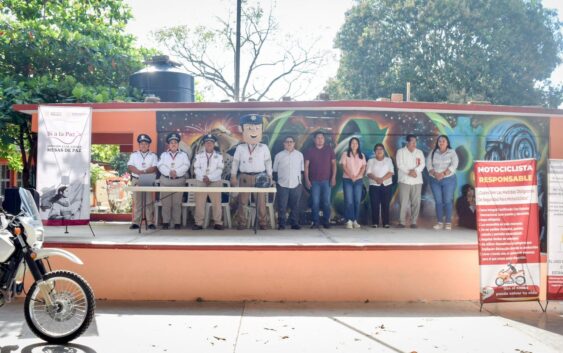 El Gobierno Municipal de Sayula de Alemán continúa fortaleciendo acciones en favor de la seguridad vial, promoviendo la campaña de conducción responsable de motocicletas