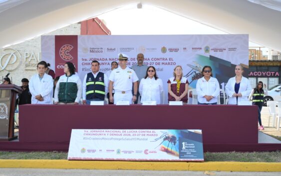 Arranca en Coatzacoalcos Primera Jornada Nacional contra Dengue y Chikungunya 2026