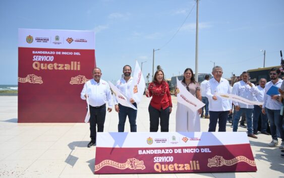 Arranca nueva era del transporte en Coatzacoalcos: Nahle y Rosaldo dan banderazo a 60 camiones híbridos
