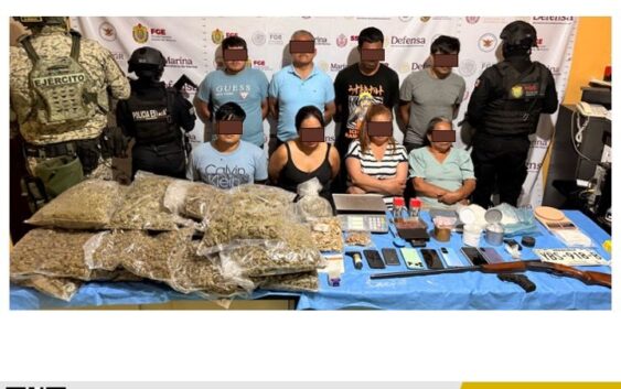 Cateo en Tihuatlán: Fiscalía de Veracruz desarticula presunta célula delictiva y asegura narcóticos