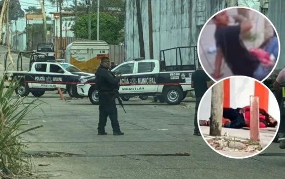 Balean a dos motociclistas en Minatitlán