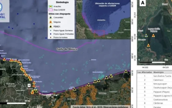 Comunidades del sur de Veracruz denuncian daños por derrame de hidrocarburo