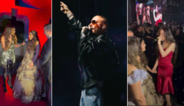 Belinda, J Balvin y Galilea Montijo en los XV años de MaFer