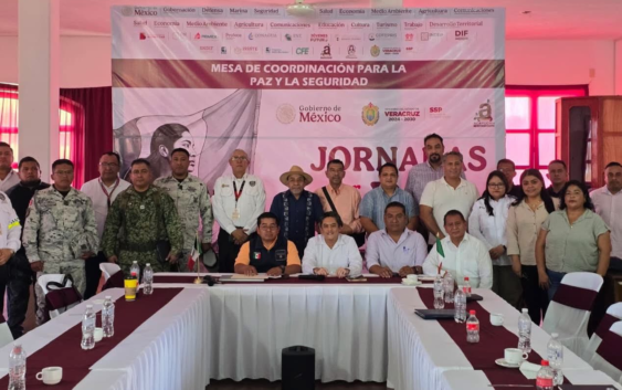 Guillermo Reyes Espronceda participa en Mesa de Seguridad en Acayucan