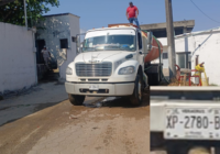Mantiene CMAS rehabilitación de la línea de 18 pulgadas y refuerza abastecimiento con pipas en el poniente de la ciudad