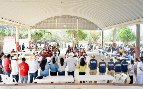 El Gobierno Municipal de Sayula de Alemán dio inicio a la Campaña Itinerante de Servicios.