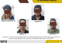 Vinculan a proceso a cuatro presuntos integrantes de célula delictiva en Tuxpan, por agresiones contra instituciones de seguridad pública