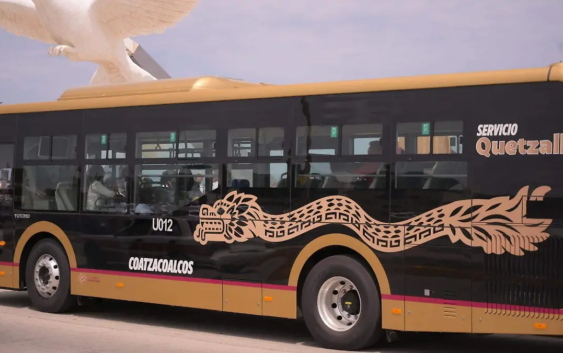 Arranca Quetzalli en Coatzacoalcos con camiones modernos, WiFi y servicio gratuito temporal