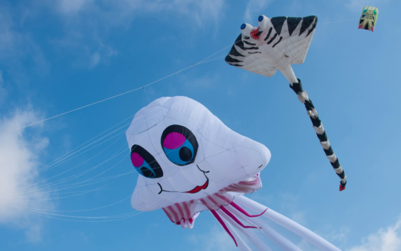 Colores, viento y tradición: Papalote Coatza 2026 llena de vida el malecón todo el fin de semana