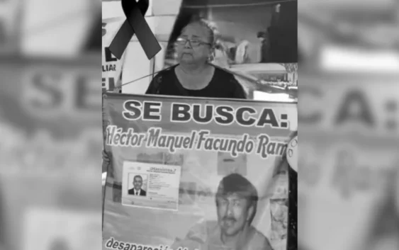 Luto en colectivo de búsqueda: fallece Nachita sin encontrar a su hijo desaparecido en Coatzacoalcos