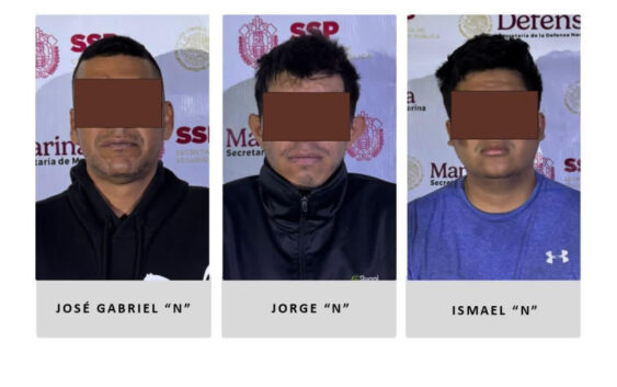 Caen tres presuntos secuestradores en operativo en Boca del Río
